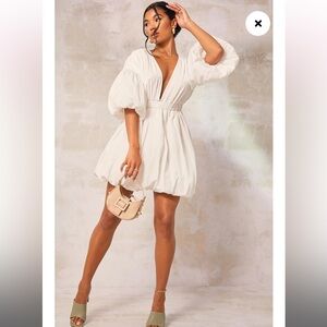 Pretty Little Thing White Dress, size S